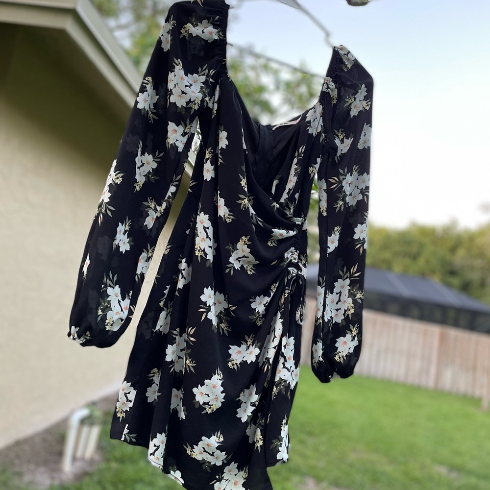Mini floral dress